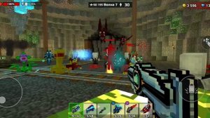 Играю в мини игру - арена в пиксель Ган!