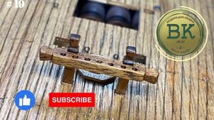 Бриг Меркурий # 19 кофель нагельная планка, бушприт битт