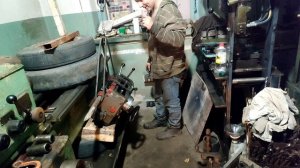 Наконец и для себя время нашлось  Ремонт токарного станка 1к62 , 1 часть, сборка