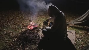 CAMPING 40 одиночный лагерь. собирание дров для костра