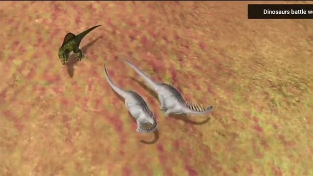 Dinosaurs Battle озвучка спинозавр против амаргозавров