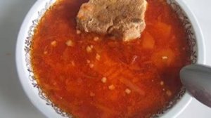 Борщ из кислой капусты