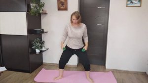 20-минутная тренировка с гантелями / Мягкая активация мышц / Укрепление тела / Баланс