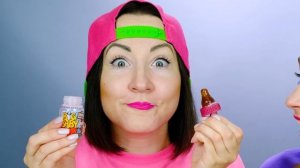 ФИОЛЕТОВАЯ ЕДА ИЛИ РОЗОВАЯ? 24 ЧАСА ЕДИМ ЕДУ ОДНОГО ЦВЕТА!  Цветной Челлендж от Пико Поки