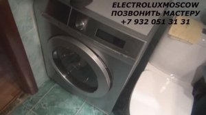 Стиральная машина AEG L58527XFL 914530806 00 замена подшипников на неразборном баке