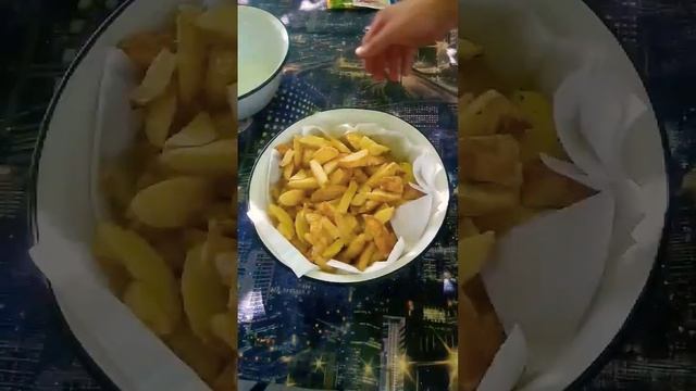 #картошка #картошкафри #простойрецепт КАРТОШКА ФРИ КАРТОШКА ПО ДЕРЕВЕНСКИ РЕЦЕПТ ЗА 3 ХВЛ