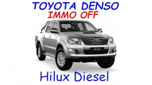 Toyota Denso GEN1 IMMO OFF через OBD2. Отключение иммобилайзера Toyota Hilux Diesel