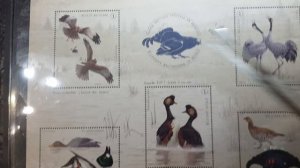 Новинки в моей коллекции красивые марки.Эстония-норка.Бельгия-Птицы 2024 год.Филателия-1.