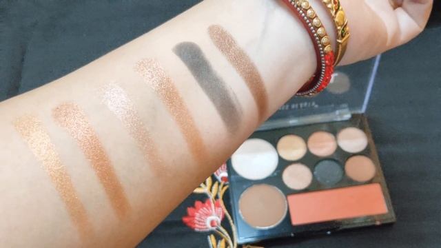 New Swiss Beauty Ultra Professional Pallette 01 Review and Demo|Affordable eye and face Pallette