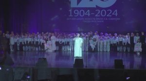 Миниатюрная сцена «Великий дух искусства». Песня «Время». Слова и музыка — Елена Сокольская