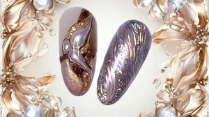 Необычный праздничный дизайн ногтей