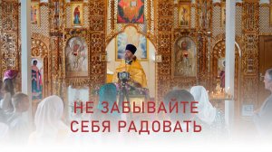 Не забывайте себя радовать. Иерей Дмитрий Михайлюк. Проповедь. 29 декабря 2024 г.