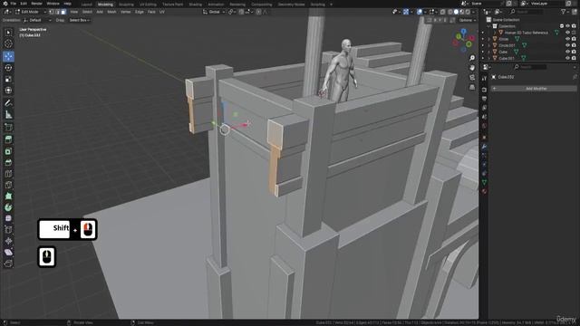 1. Lesson 11 - Finishing the Greybox Temple Front