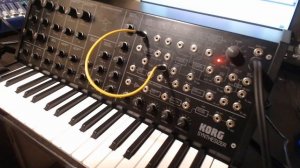 Делаем Techno Kick на Korg MS 20 Mini