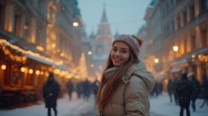 Волшебная Зима в Москве: Прогулка по Предновогодней Сказке ❄️✨