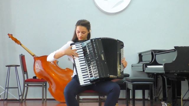 В.Ушаков Концертный джаз-вальс "Waltz SVS" Аккордеонистка Елена Брасова Новосибирск