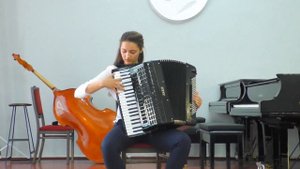 В.Ушаков Концертный джаз-вальс "Waltz SVS" Аккордеонистка Елена Брасова Новосибирск