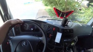 РАБОТА ДАЛЬНОБОЙЩИКА/ ПРОЕХАЛ ПОВОРОТ/КАМАЗ НЕО