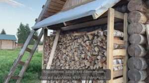 03 Пчелы, дровяник