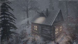 ЗВУКИ СНЕЖНОЙ БУРИ УБАЮКИВАЮТ. 5-часовая средневековая снежная деревня, звуки метели убаюкивают