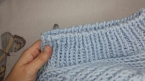 Самый аккуратный способ закрытия петель резинки! Фабричный край:  закрытие иглой по кругу