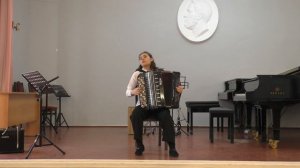 Ф.Шопен "Вальс №3 ля мажор" Играет Адалина Виллер (баян) -  студентка НГК им. М.И.Глинки Новосибирск