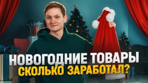 Открыл бизнес на ЕЛКАХ к новому году! Сколько заработал на новогодних товарах?