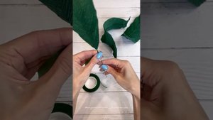 Как сделать Чашелистики из Гофрированной Бумаги для Гигантских Ростовых Цветов. Ростовая Роза