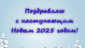 С Новым 2025 годом