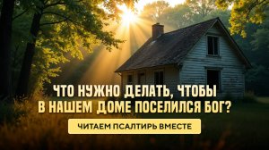 Что нужно делать, чтобы в нашем доме поселился Бог?
