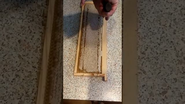Как резать рамку. Рамка мёда.
