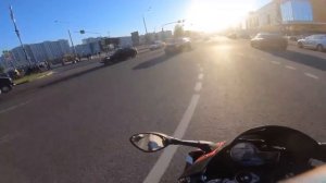 BMW S1000RR vs ДПС/Мотобат погоня за спорт байком