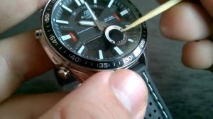 Casio Edifice EFV-C100 - World Time Setting tutorial