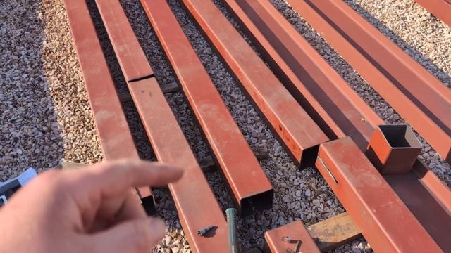 Изготавливаем колонны для навеса 12х12 с тельфером