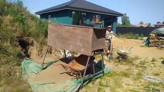 Сеялка. Полевые испытания.