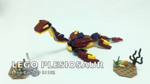 Lego MOC Dinosaurs - Part 1 - Animated Alternative models from Lego Creator 31102 3in1 Fire Dragon