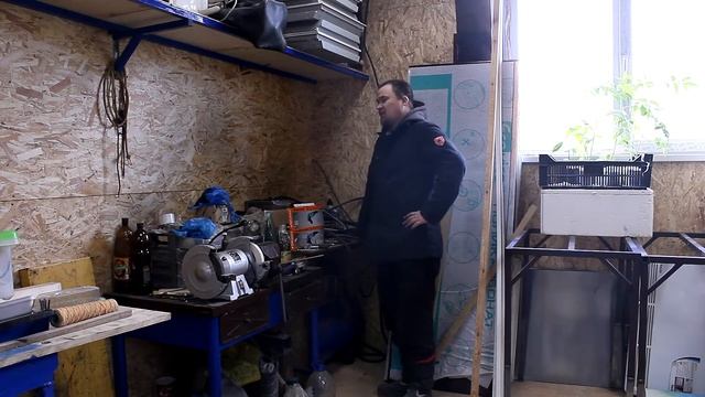 Мастерская. Ремонт точила. Расстановка. Апрель