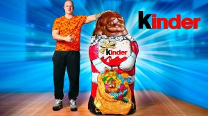 🍿 УВЕЛИЧИЛИ КИНДЕР ДЕД МОРОЗ В 100 РАЗ.