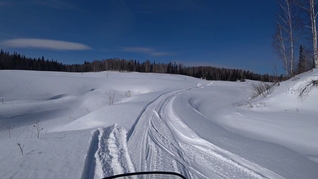 На снегоходе, урочище Сизёво смотреть онлайн
