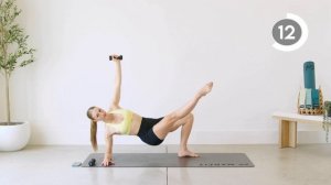 20 min SLOW & ON THE FLOOR FULL BODY SCULPT Workout