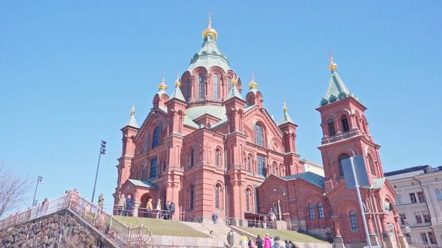 Концерт церковных колоколов в Успенском соборе Хельсинки #uspenskicathedral