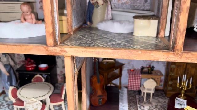 2 часть.кукольный дом 18 века. Сушильная, гладильная