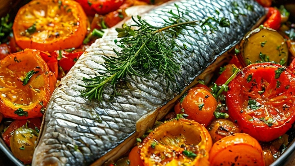 Рыба с овощами 🐟