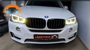 BMW X5 F15 модернизация света фар