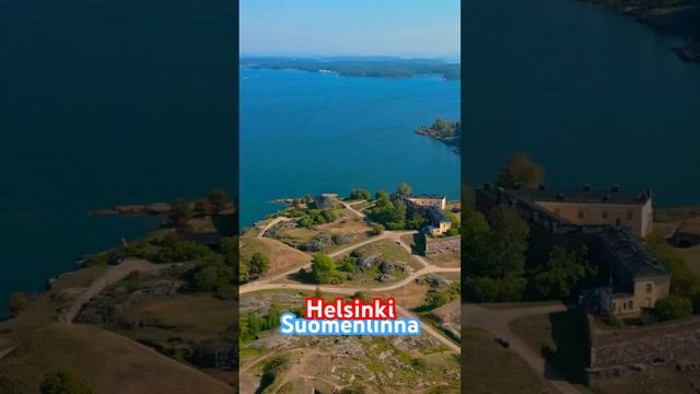 Helsinki Suomenlinna island from a drone #dronevideo #finland