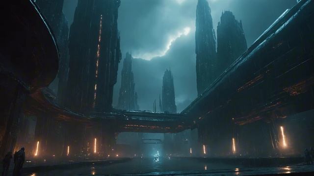 Dark Futurisctic City - Reading Cyberpunk Ambient Music