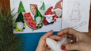 МК ,,Скандинавские гномики из ваты,,