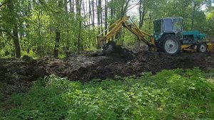 Планировка участка в болотистой местности. Полное видео..mp4