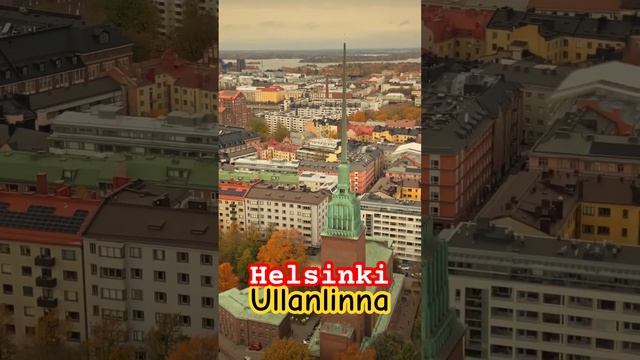 Walking around Helsinki, over the rooftops of the autumn city #myhelsinki #travel #dronevideo