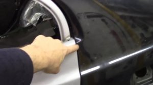 Ремонт кузова. Хендай Акцент, замена четверти. Body repair after an accident.